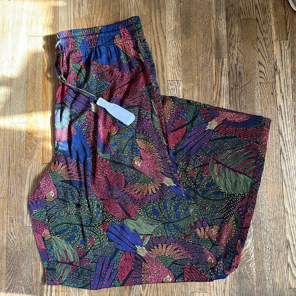 NWT Rachel Zoe Tropical Pants SZ L